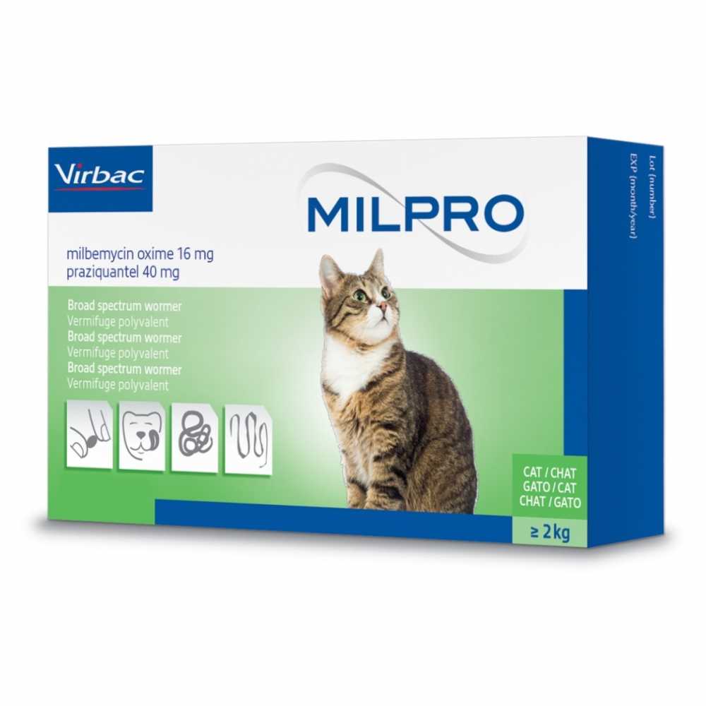 Milpro 16mg/40mg Za Mačke