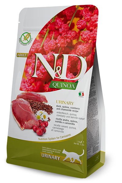 N&D Quinoa Cat Urinary – Patka, brusnica i kvinoja 300g