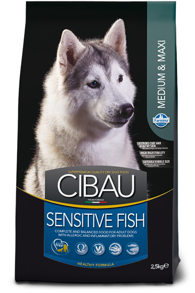CIBAU Medium/Maxi Sensitive riba 2,5kg