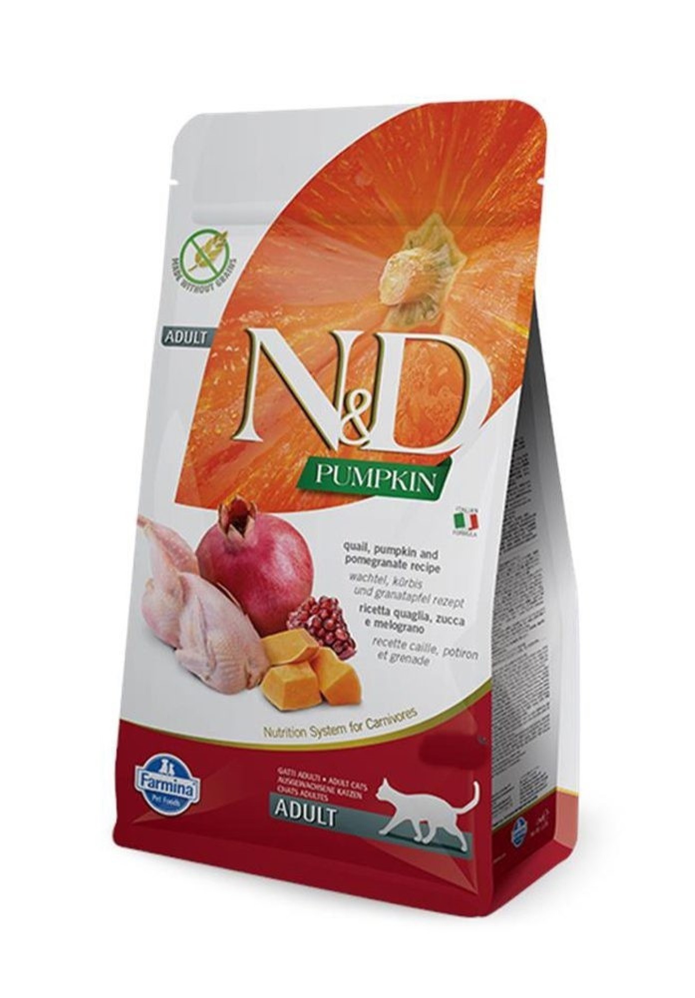 N&D Pumpkin za mace - Prepelica, nar i bundeva 1,5kg